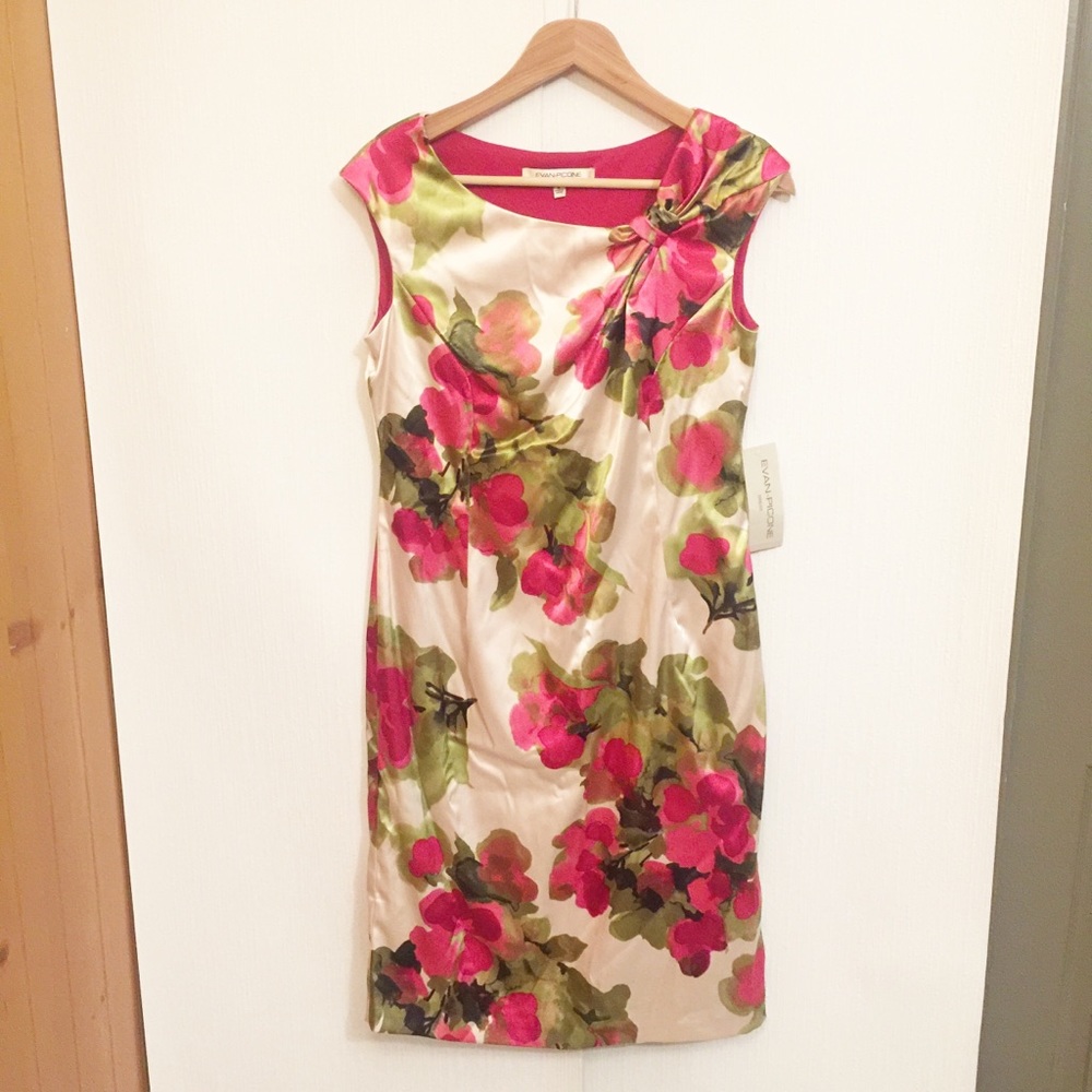 Evan Picone Floral Dress #117